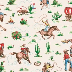 Cath Kidston Cowgirls Multi Wallpaper