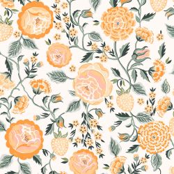 Cath Kidston Strawberry Garden Yellow Wallpaper