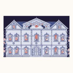 Cath Kidston Doll House Navy Mural
