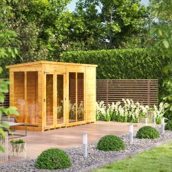 Powersheds Pent Summerhouse - 10ft x 4ft