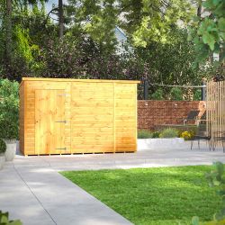 Powersheds Pent Garden Shed 10ft x 4ft- Windowless