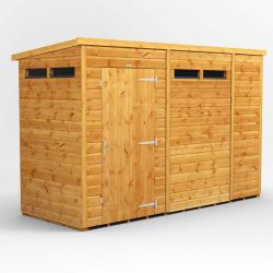 Powersheds Pent Security Shed - 10ft x 4ft