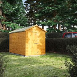 Powersheds Apex Garden Shed -10ft x 6ft Windowless