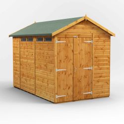 Powersheds Apex Security Shed - 10ft x 6ft - DD