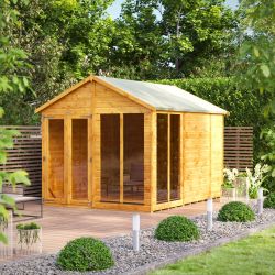 Powersheds Apex Summerhouse - 10ft x 8ft