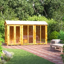 Powersheds Apex Summerhouse - 12ft x 4ft