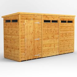 Powersheds Pent Security Shed - 12ft x 4ft