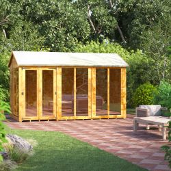 Powersheds Apex Summerhouse - 12ft x 6ft