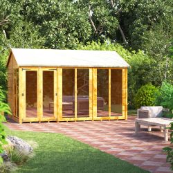 Powersheds Apex Summerhouse - 12ft x 8ft