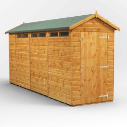 Powersheds Apex Security Shed - 14ft x 4ft