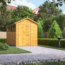 Powersheds Apex Garden Shed - 14ft x 6ft
