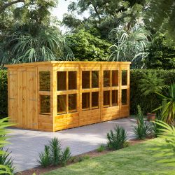 Powersheds Pent Potting Shed - 14ft x 6ft - DD