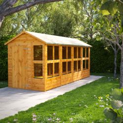Powersheds Apex Potting Shed - 16ft x 6ft