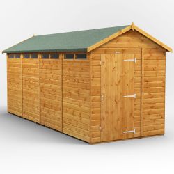 Powersheds Apex Security Shed - 16ft x 6ft