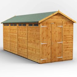 Powersheds Apex Security Shed - 16ft x 6ft - DD