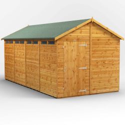 Powersheds Apex Security Shed - 16ft x 8ft