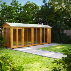 Powersheds Apex Summerhouse - 18ft x 4ft