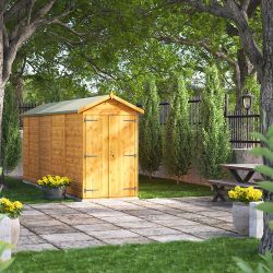 Powersheds Apex Garden Shed 18ft x 4ft WindowlesDD