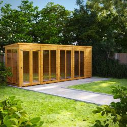 Powersheds Pent Summerhouse - 18ft x 4ft