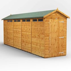 Powersheds Apex Security Shed - 18ft x 4ft