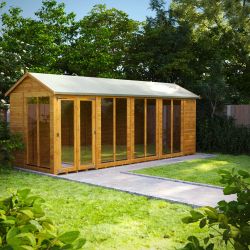 Powersheds Apex Summerhouse - 18ft x 6ft