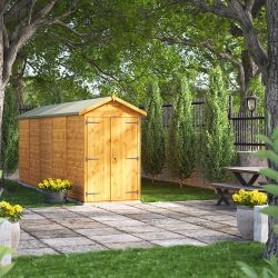 Powersheds Apex Garden Shed 20ft x 4ft WindowlesDD