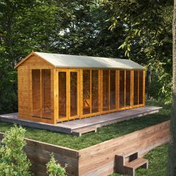 Powersheds Apex Summerhouse - 20ft x 6ft