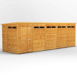 Powersheds Pent Security Shed - 20ft x 6ft