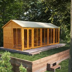 Powersheds Apex Summerhouse - 20ft x 8ft