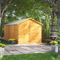 Powersheds Apex Garden Shed 20ft x 8ft WindowlesDD