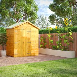 Powersheds Apex Garden Shed 4ft x 6ft WindowlessDD