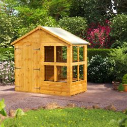Powersheds Apex Potting Shed - 4ft x 8ft - DD