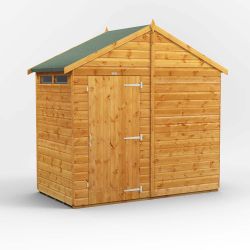 Powersheds Apex Security Shed - 4ft x 8ft