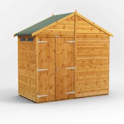 Powersheds Apex Security Shed - 4ft x 8ft - DD