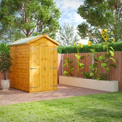 Powersheds Apex Garden Shed 6ft x 4ft WindowlesDD