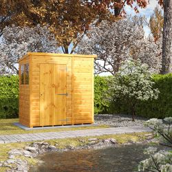 Powersheds Pent Garden Shed - 6ft x 4ft