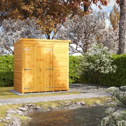 Powersheds Pent Garden Shed 6ft x 4ft WindowlesDD