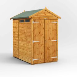 Powersheds Apex Security Shed - 6ft x 4ft - DD