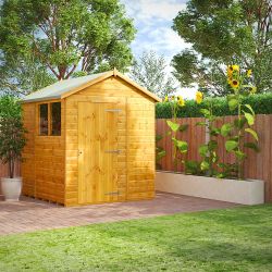 Powersheds Apex Garden Shed - 6ft x 6ft