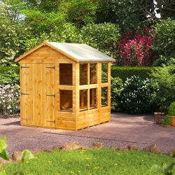 Powersheds Apex Potting Shed - 6ft x 6ft - DD