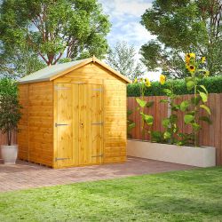 Powersheds Apex Garden Shed 6ft x 6ft WindowlesDD