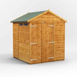 Powersheds Apex Security Shed - 6ft x 6ft - DD