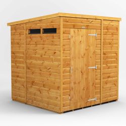 Powersheds Pent Security Shed - 6ft x 6ft