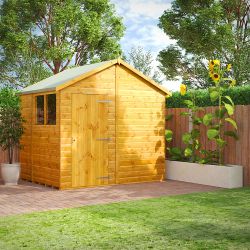 Powersheds Apex Garden Shed - 6ft x 8ft