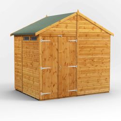 Powersheds Apex Security Shed - 6ft x 8ft - DD