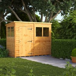 Powersheds Pent Garden Shed - 8ft x 4ft