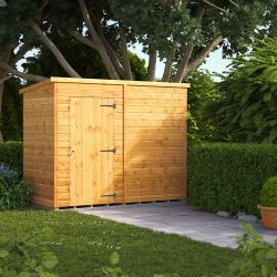 Powersheds Pent Garden Shed 8ft x 4ft - Windowless