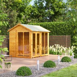 Powersheds Apex Summerhouse - 8ft x 6ft