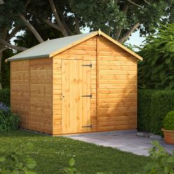 Powersheds Apex Garden Shed 8ft x 8ft - Windowless