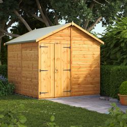 Powersheds Apex Garden Shed 8ft x 8ft WindowlessDD